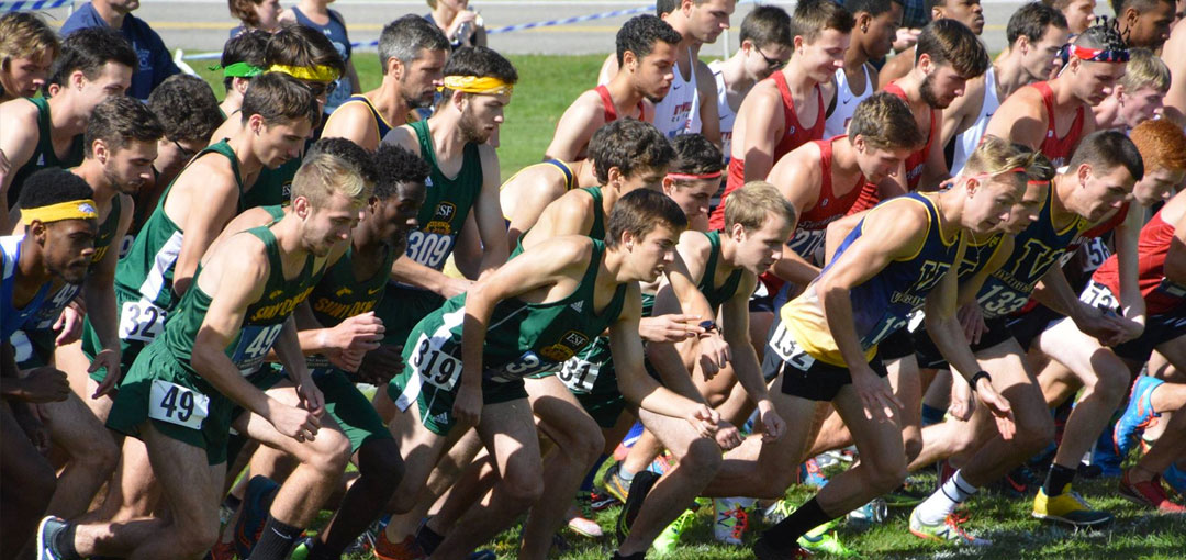 Men's Cross Country Finish Middle of the Pack at Geneseo