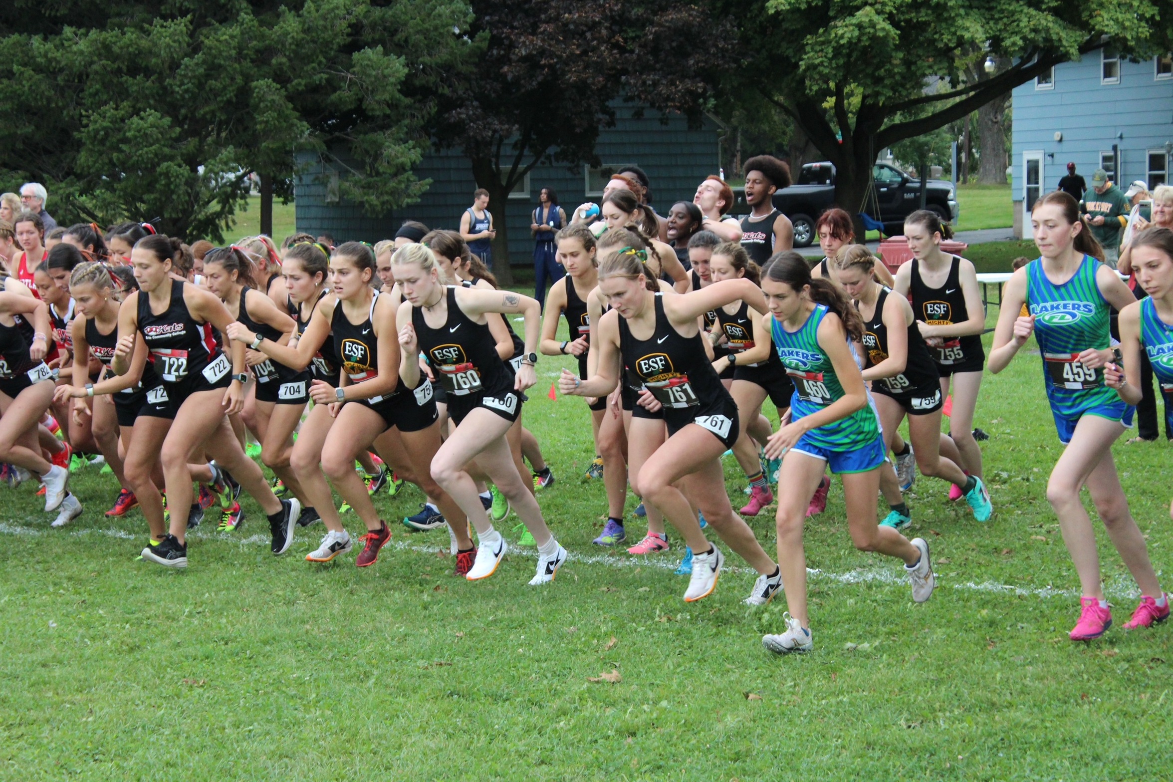 Cross Country starting line take off